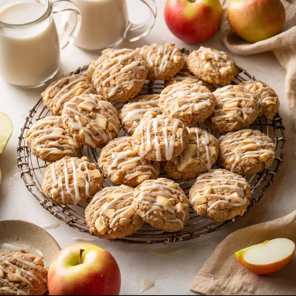 The Best Fall Apple Cinnamon Oatmeal Cookies: Soft, Moist, No-Chill